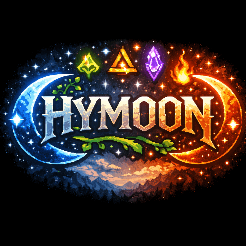 🌙 HYMOON - A Fantasy SMP logo