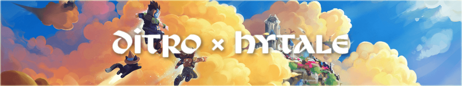 Ditro × Hytale banner