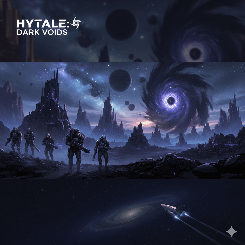 DARK VOIDS banner