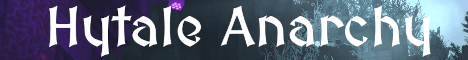 Hytale Anarchy banner