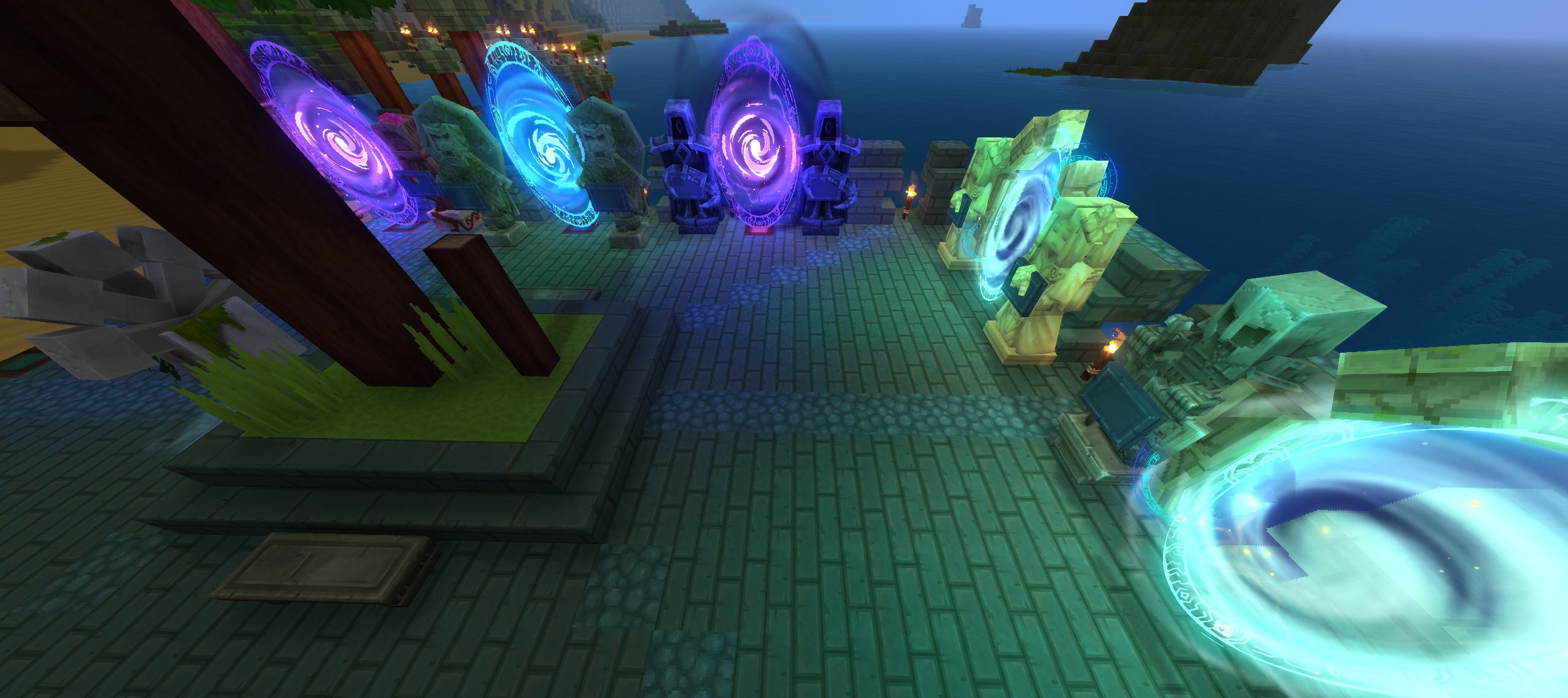 Portale zu verschiedenen Orten