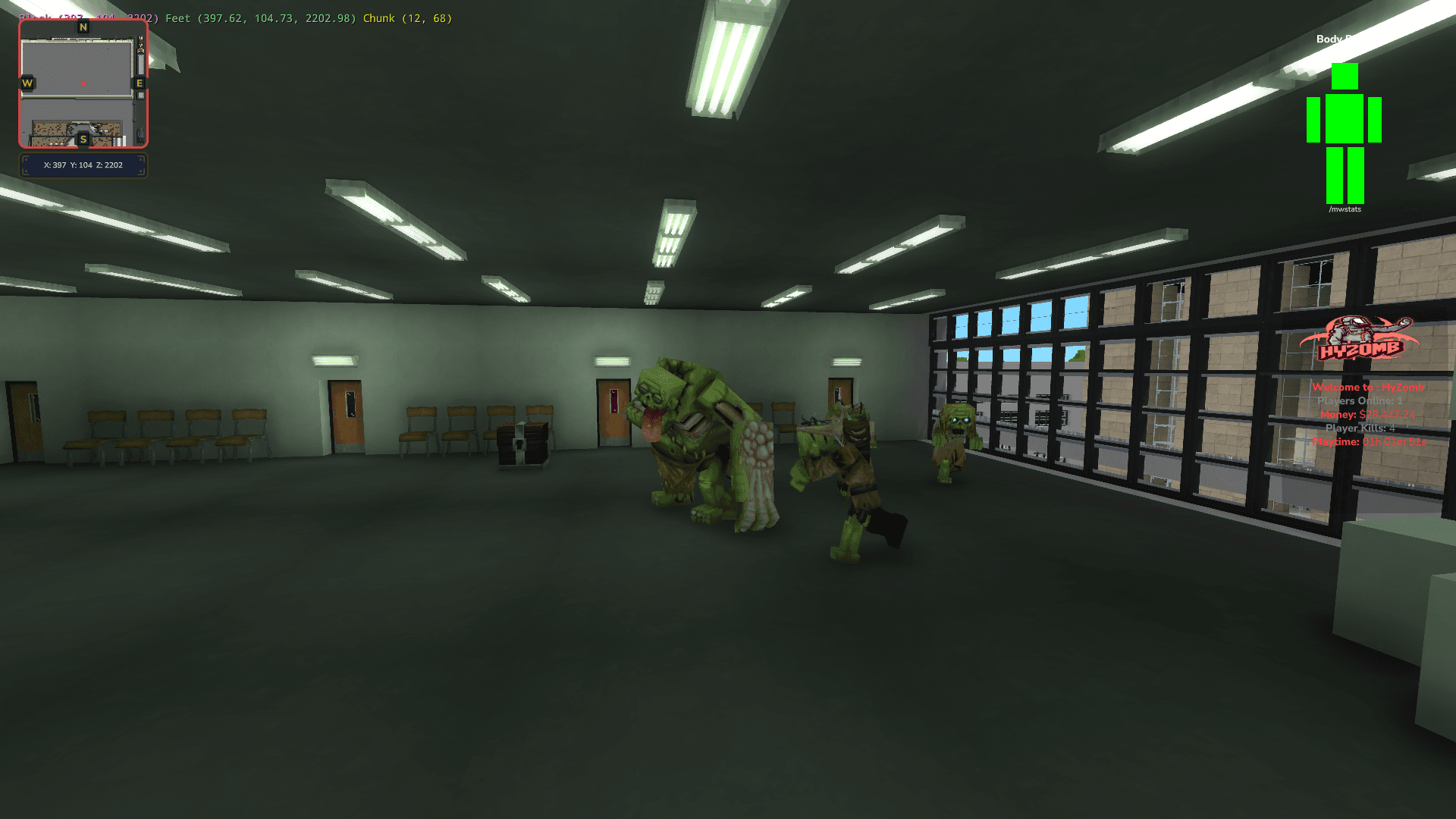 HyZomb Hytale server gameplay screenshot