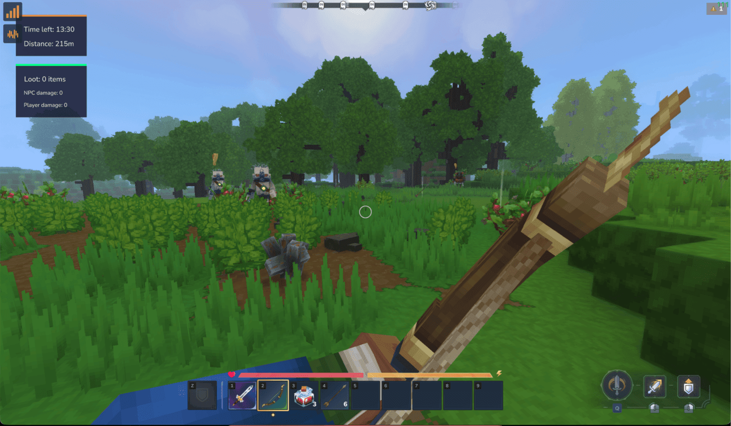 Looting ore from the outlanders